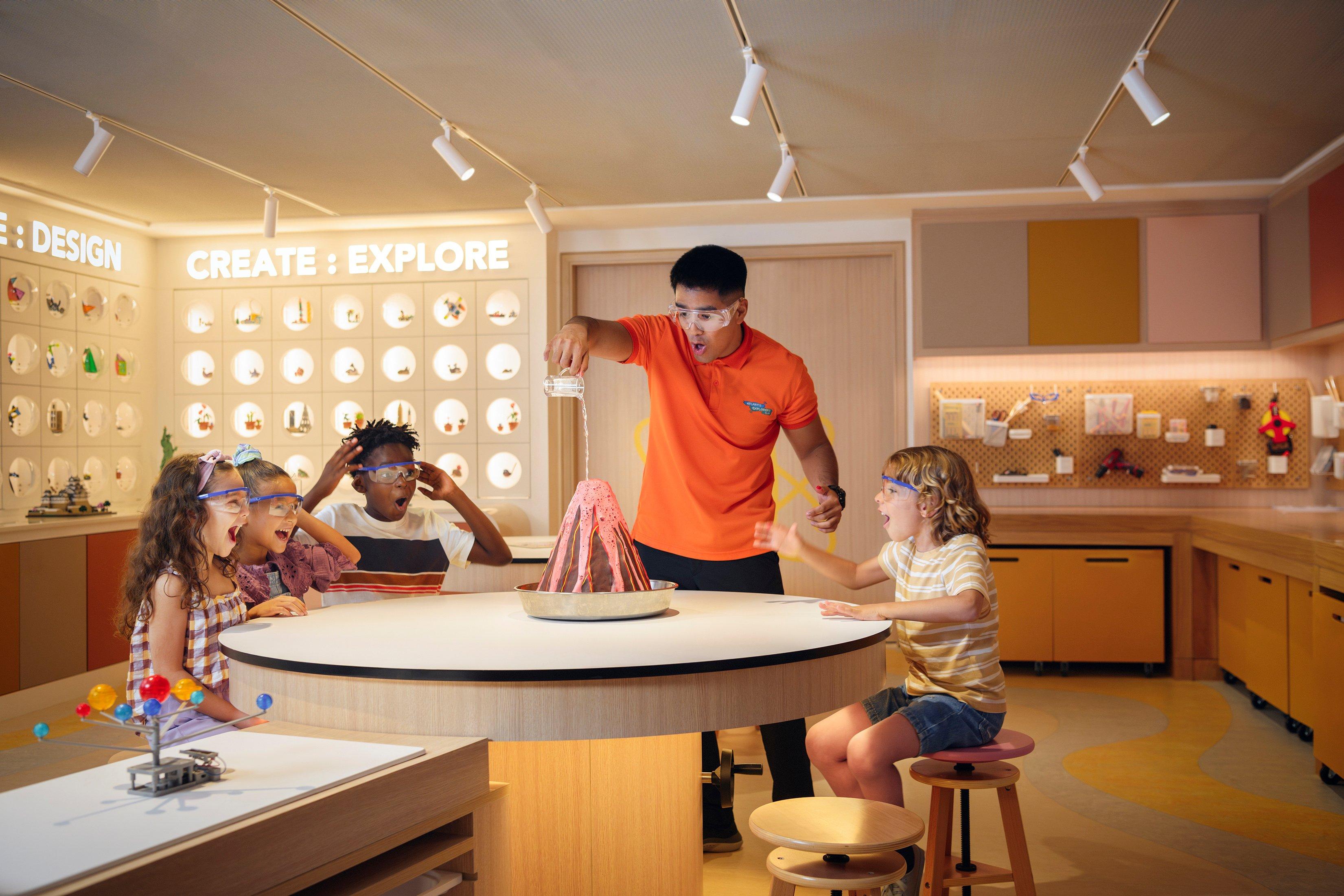 Creative Station at Atlantis Explorers Club