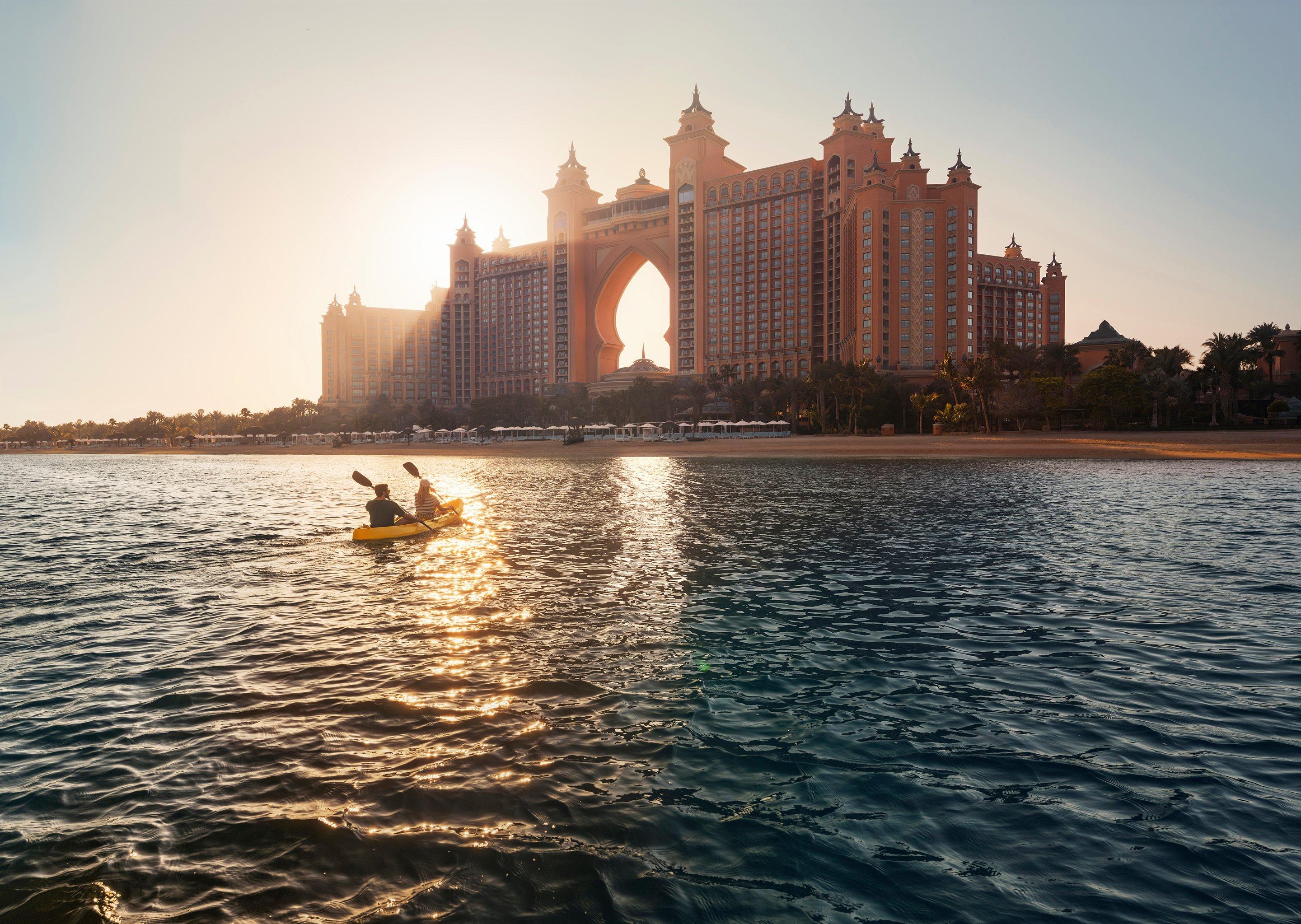 Kayaking at Atlantis, The Palm