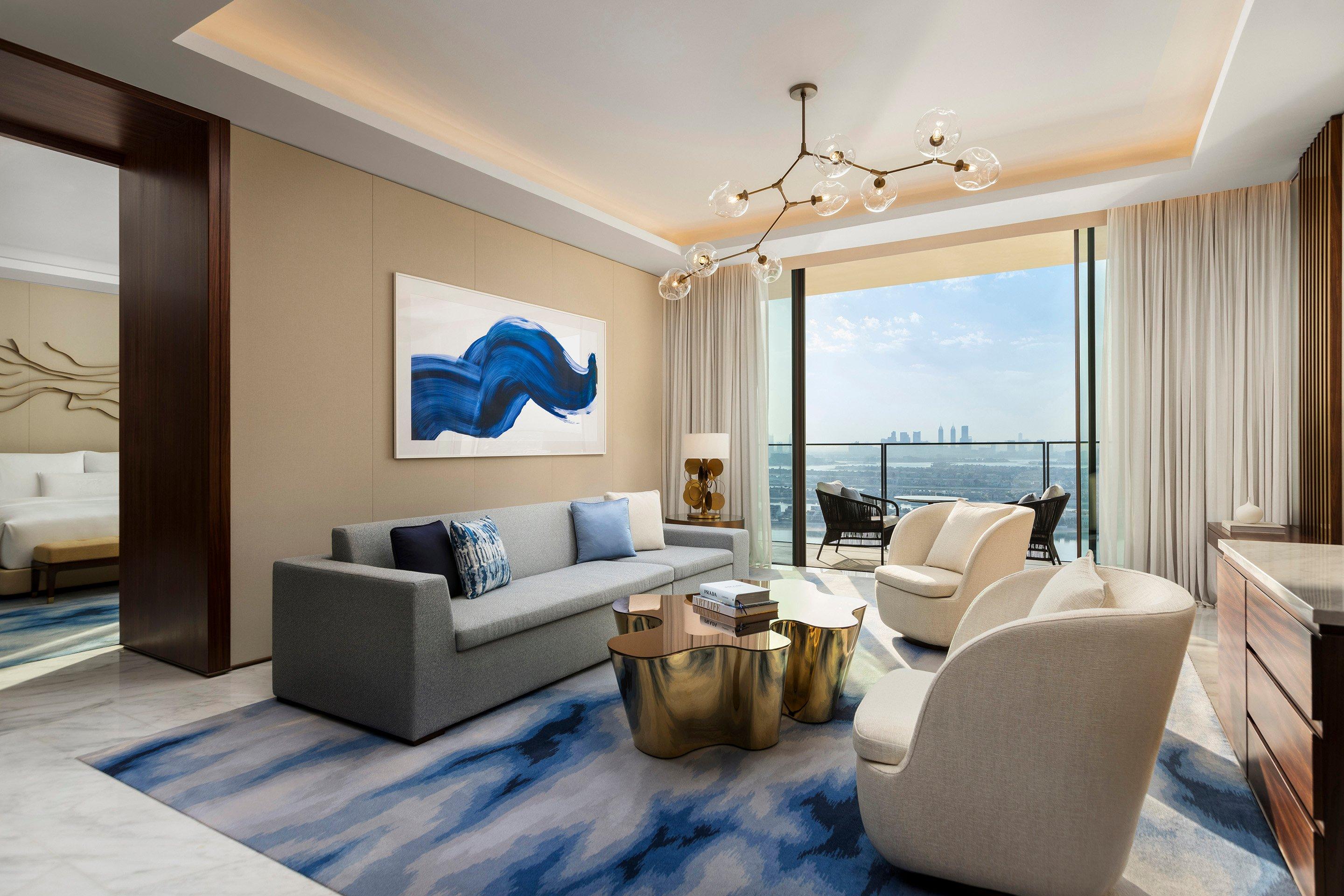2 Bed Interconnecting Sky Terrace Suite Living Room Palm View