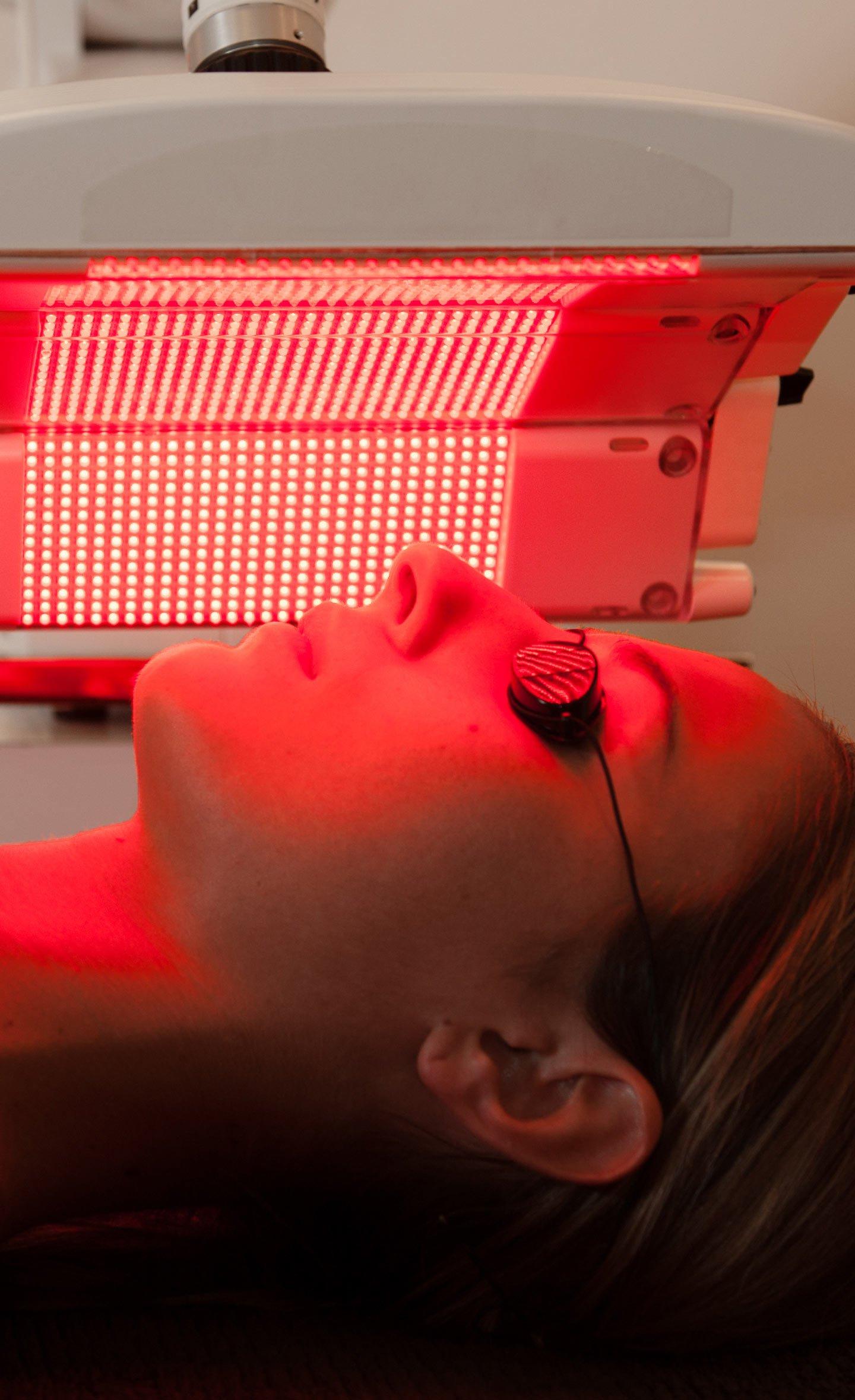 Red light laser therapy