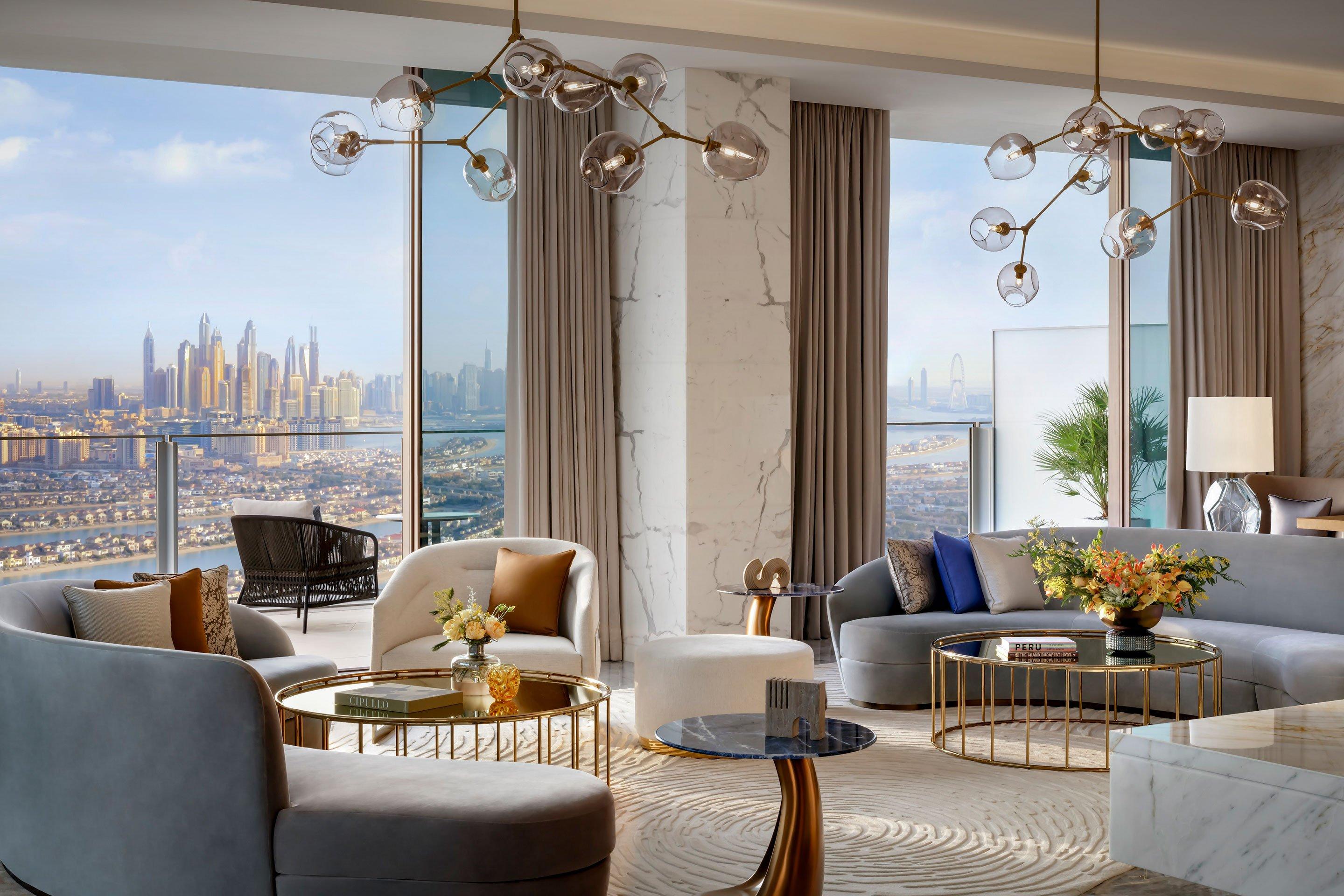 Atlantis The Royal Horizon Penthouse living room