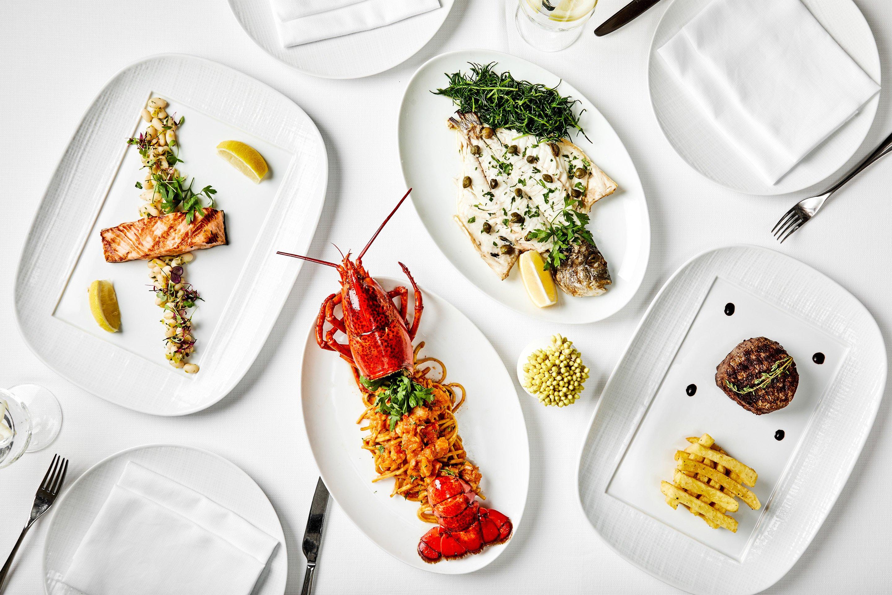 Food Platter at Milos Dubai