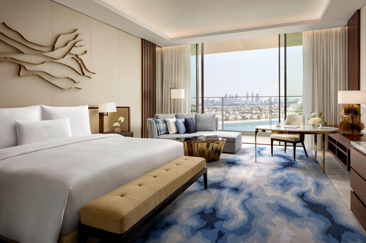 Royal Club King Palm View Bedroom at Atlantis The Royal