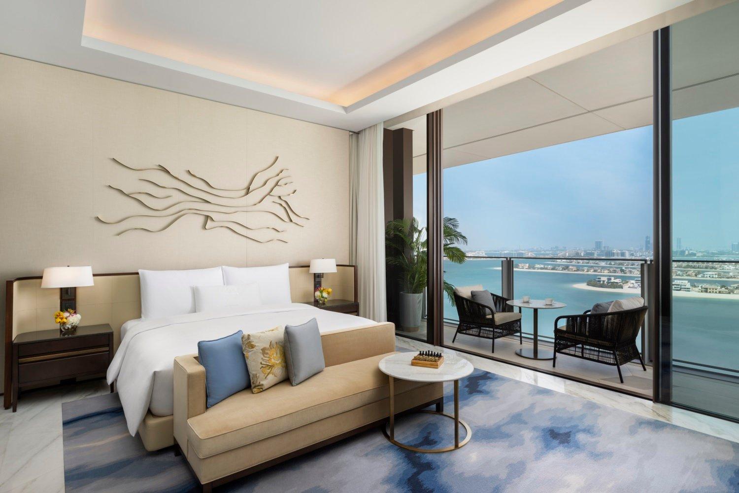 Sky Pool Villa Bedroom Palm View