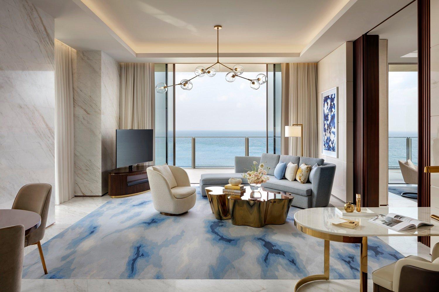 Sky Pool Villa Sea View Living Room