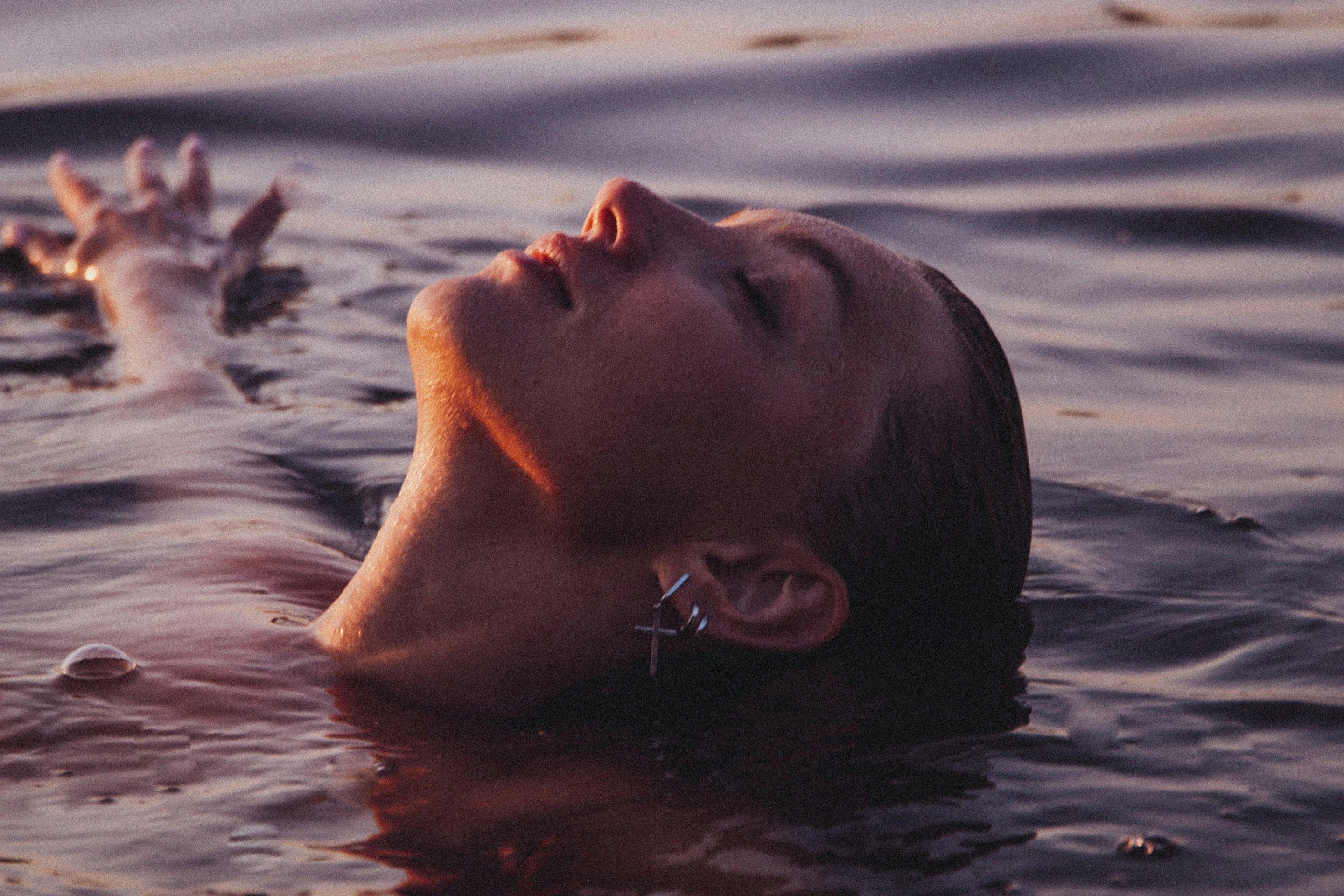 Girl in the pool