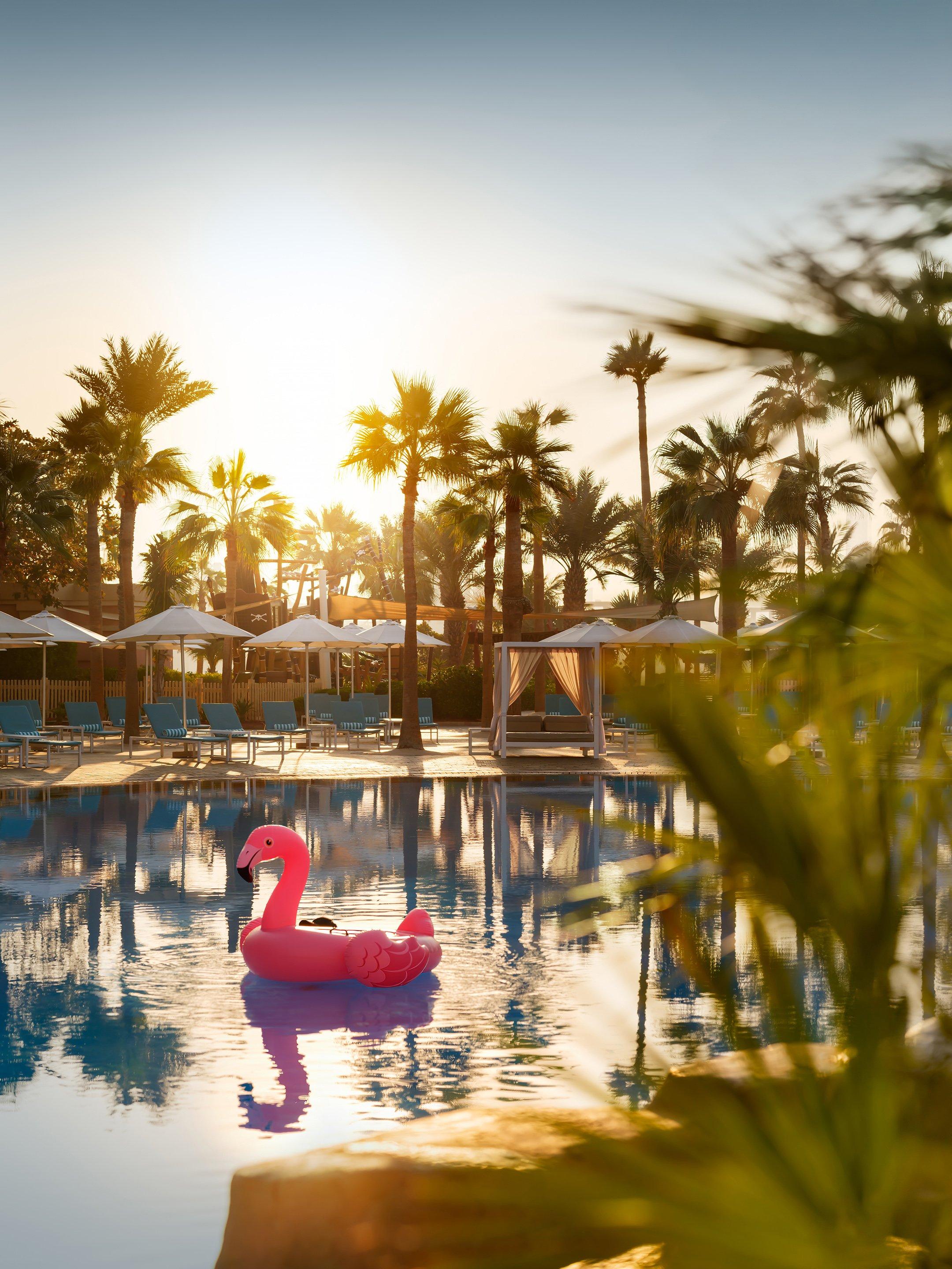Poolside in Atlantis, The Palm