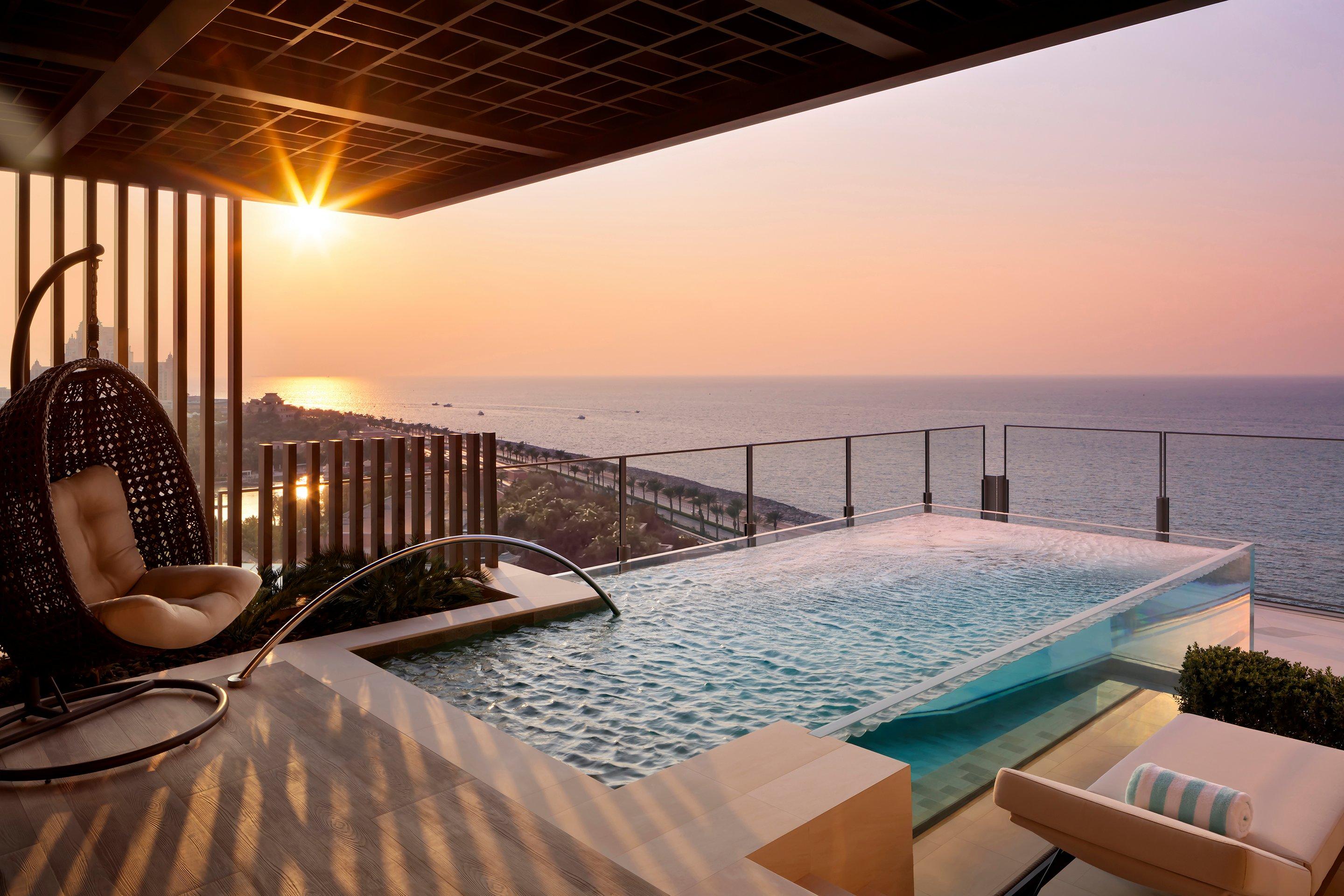 Sky Pool Villa Terrace Sunset View