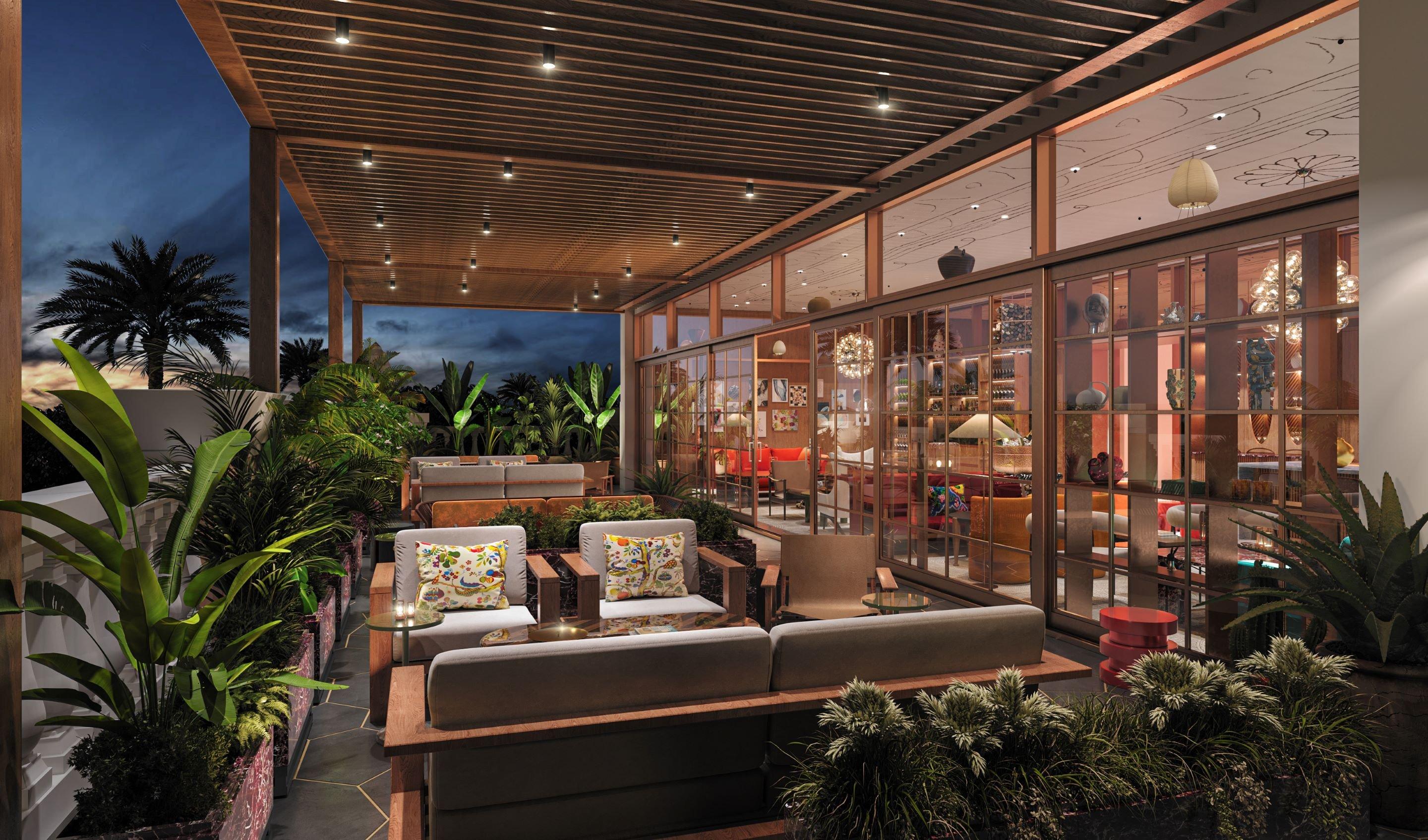 Outdoor Dining at FZN Dubai