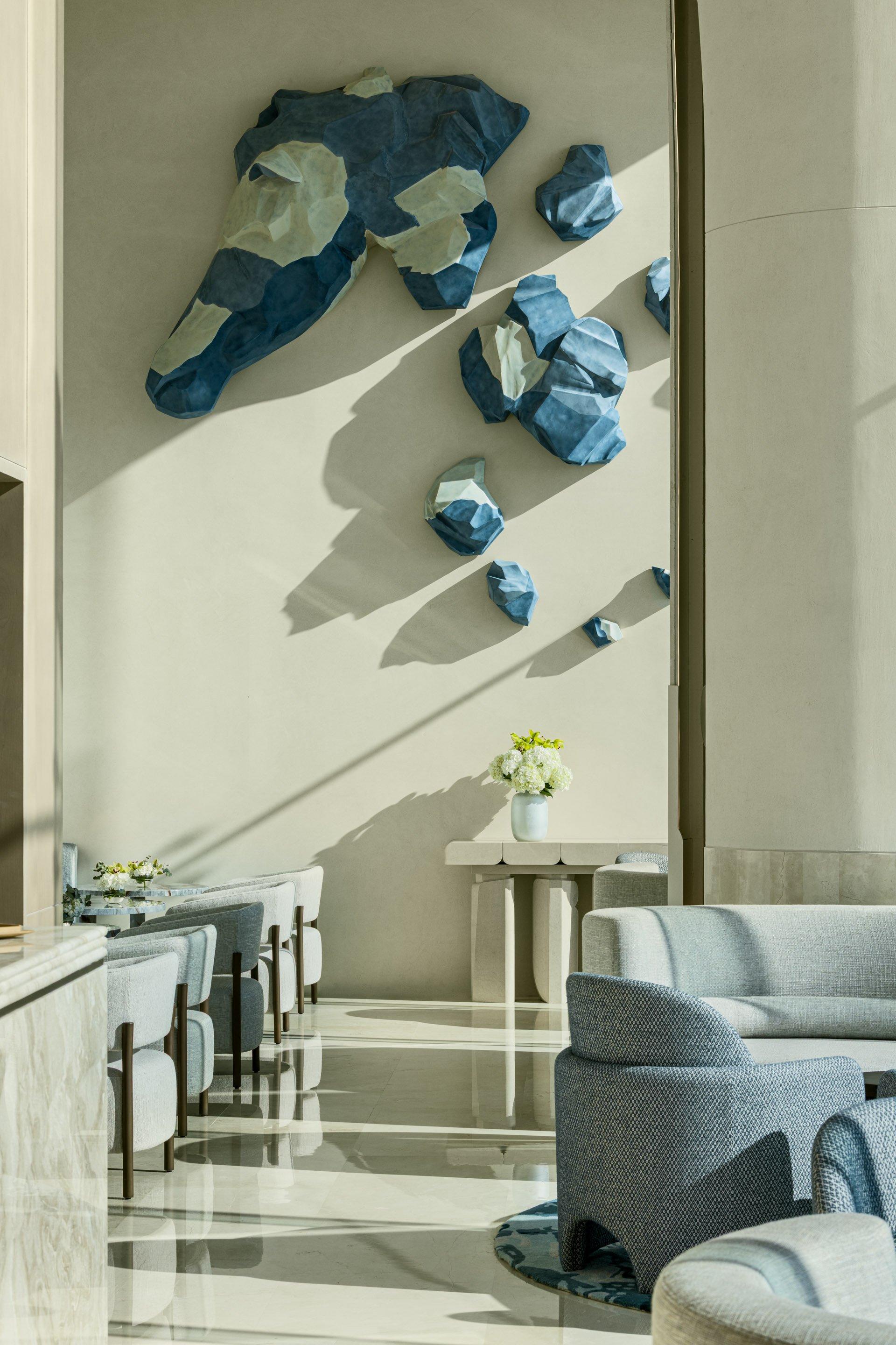 Lobby lounge at The Meydan Hotel