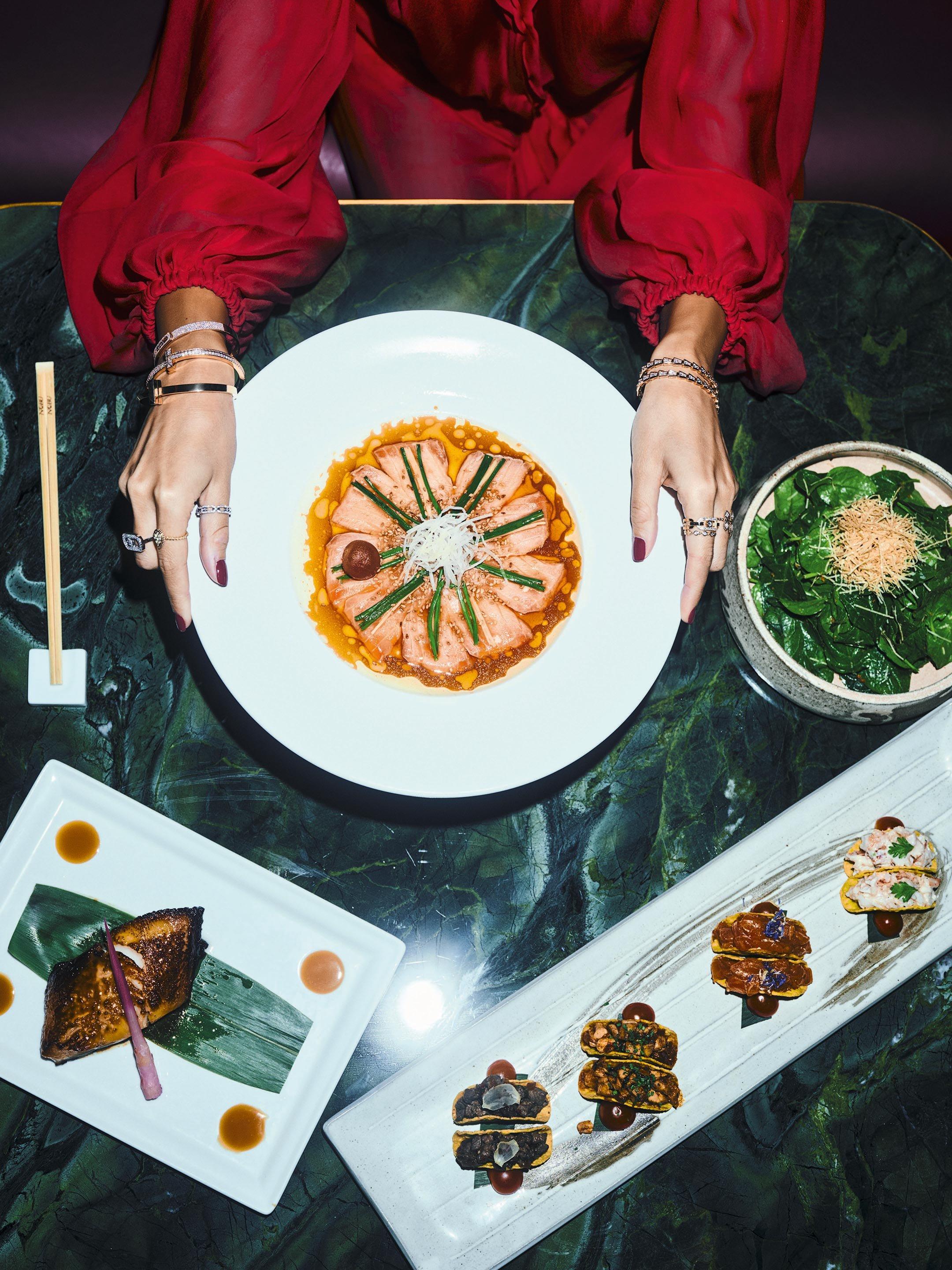 Food at Nobu Dubai