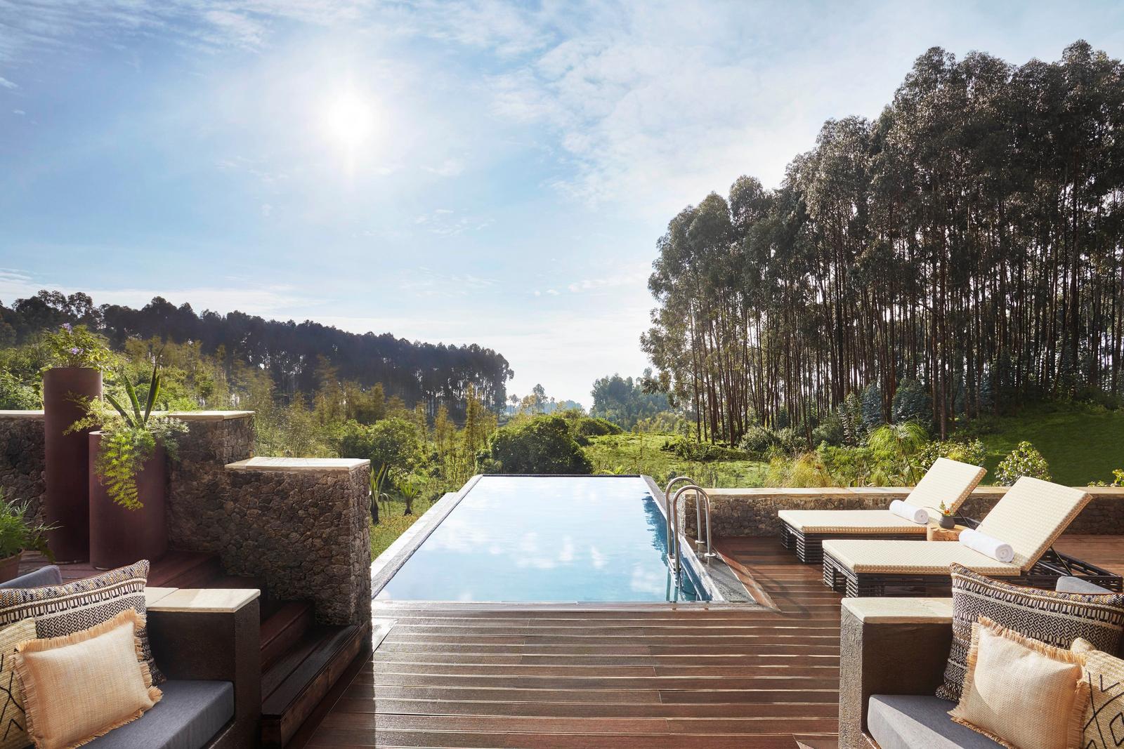 Silverback Suite private pool at One&Only Gorilla's Nest