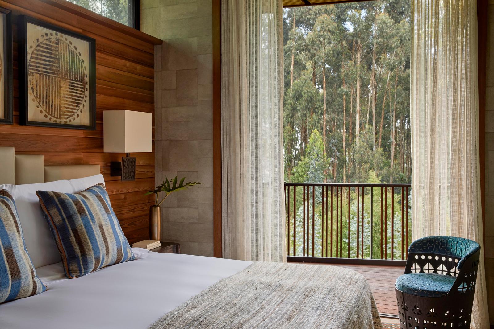 Susa Treehouse bedroom at One&Only Gorilla's Nest