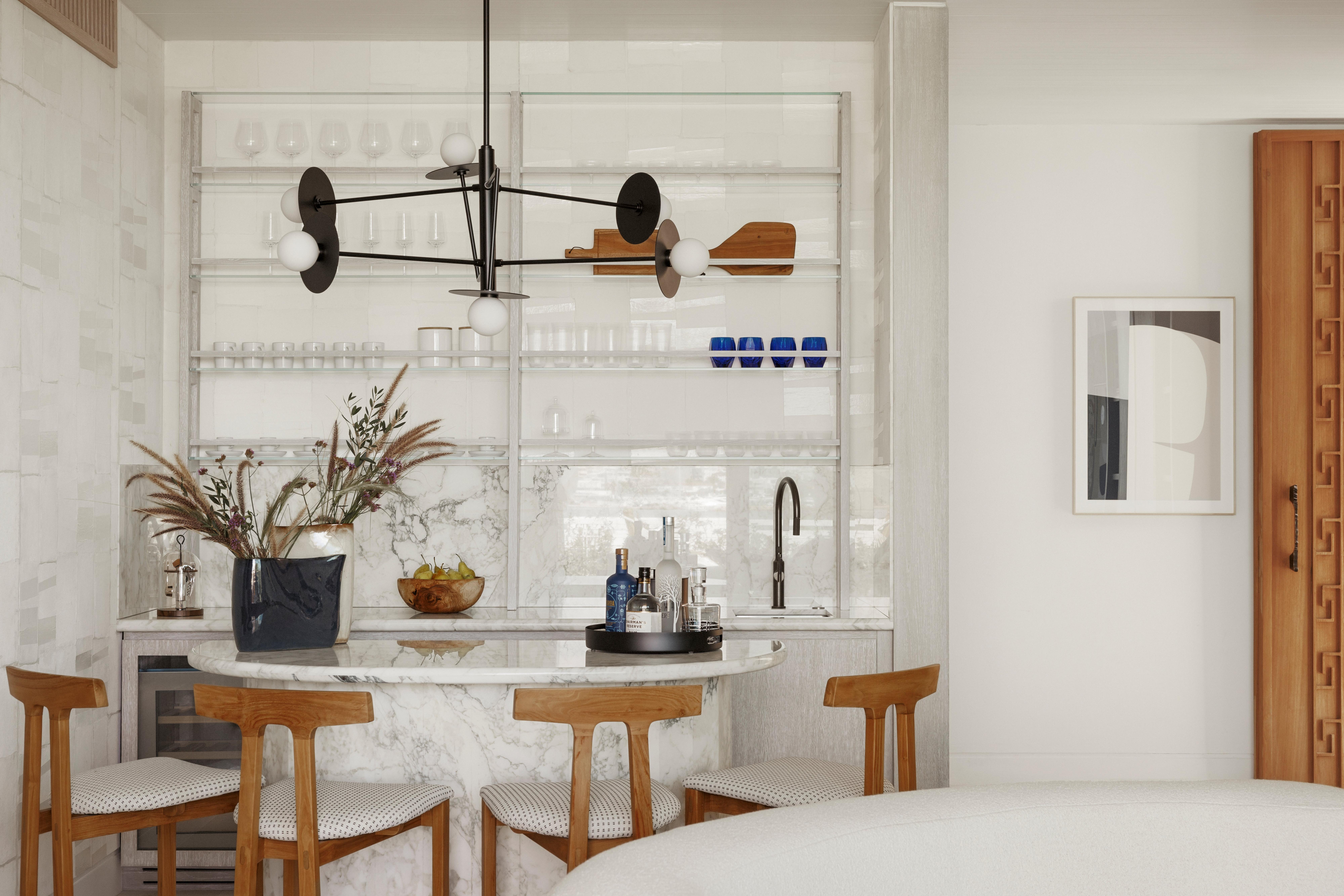 Private Homes Living Space Bar