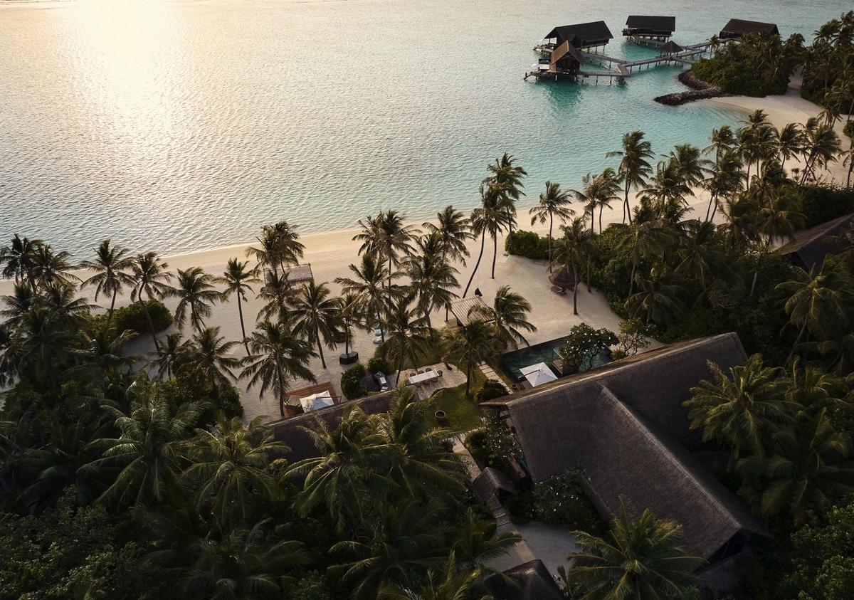 One&Only Reethi Rah island view