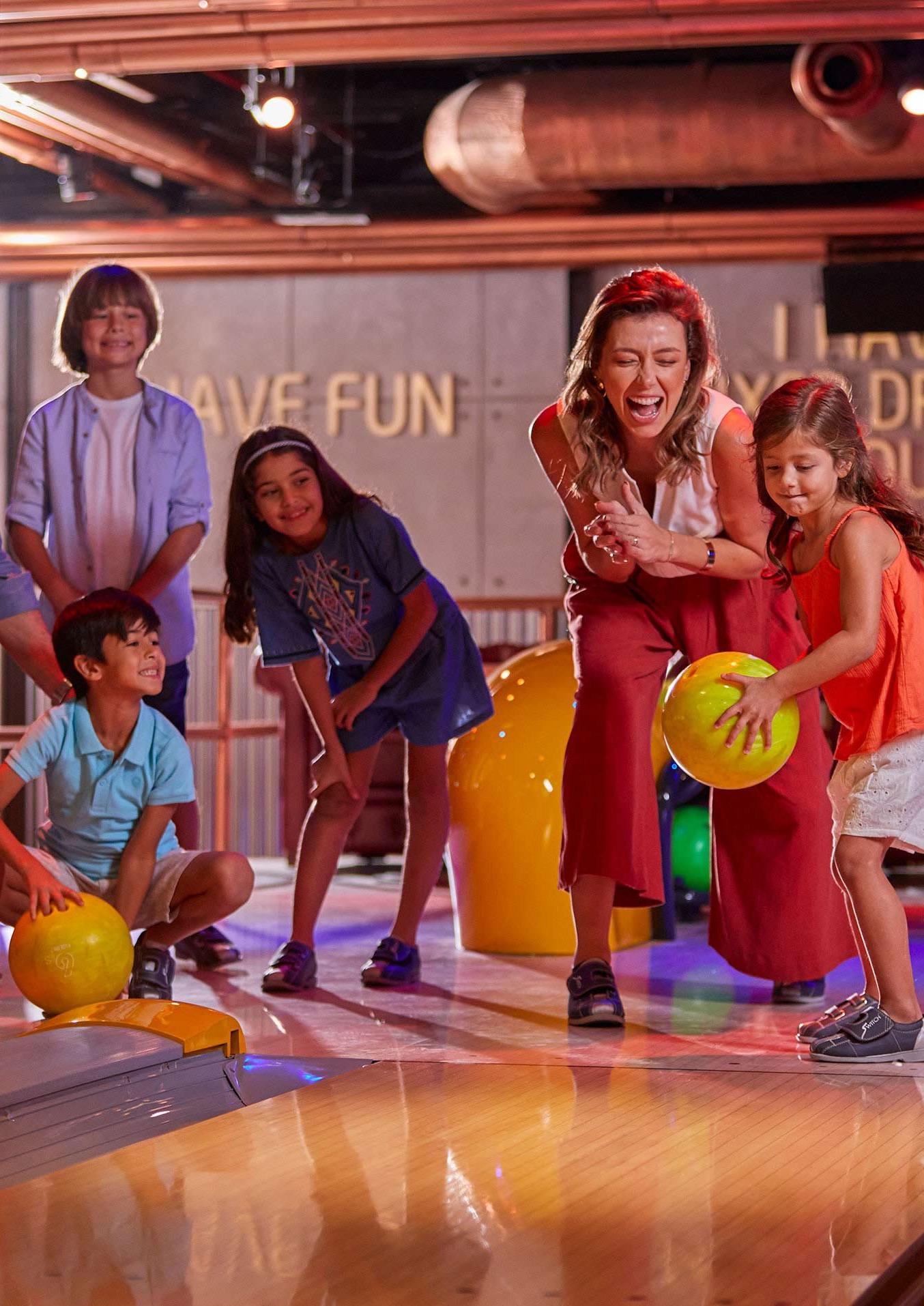 Bowling at Wavehouse Dubai