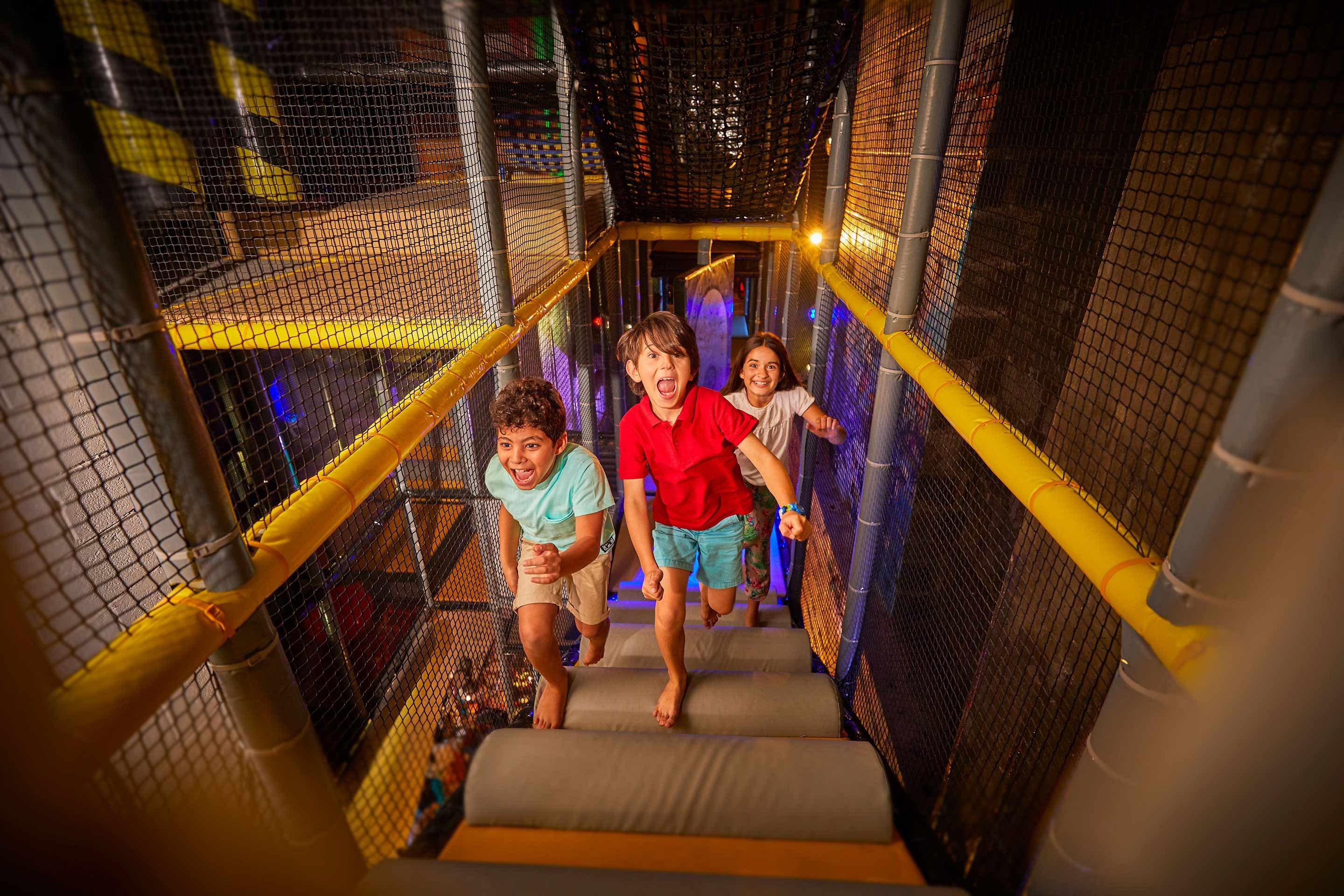 Kids Playing at Wavehouse Dubai